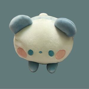 Adorable Blue and Cream Stuffed Animal